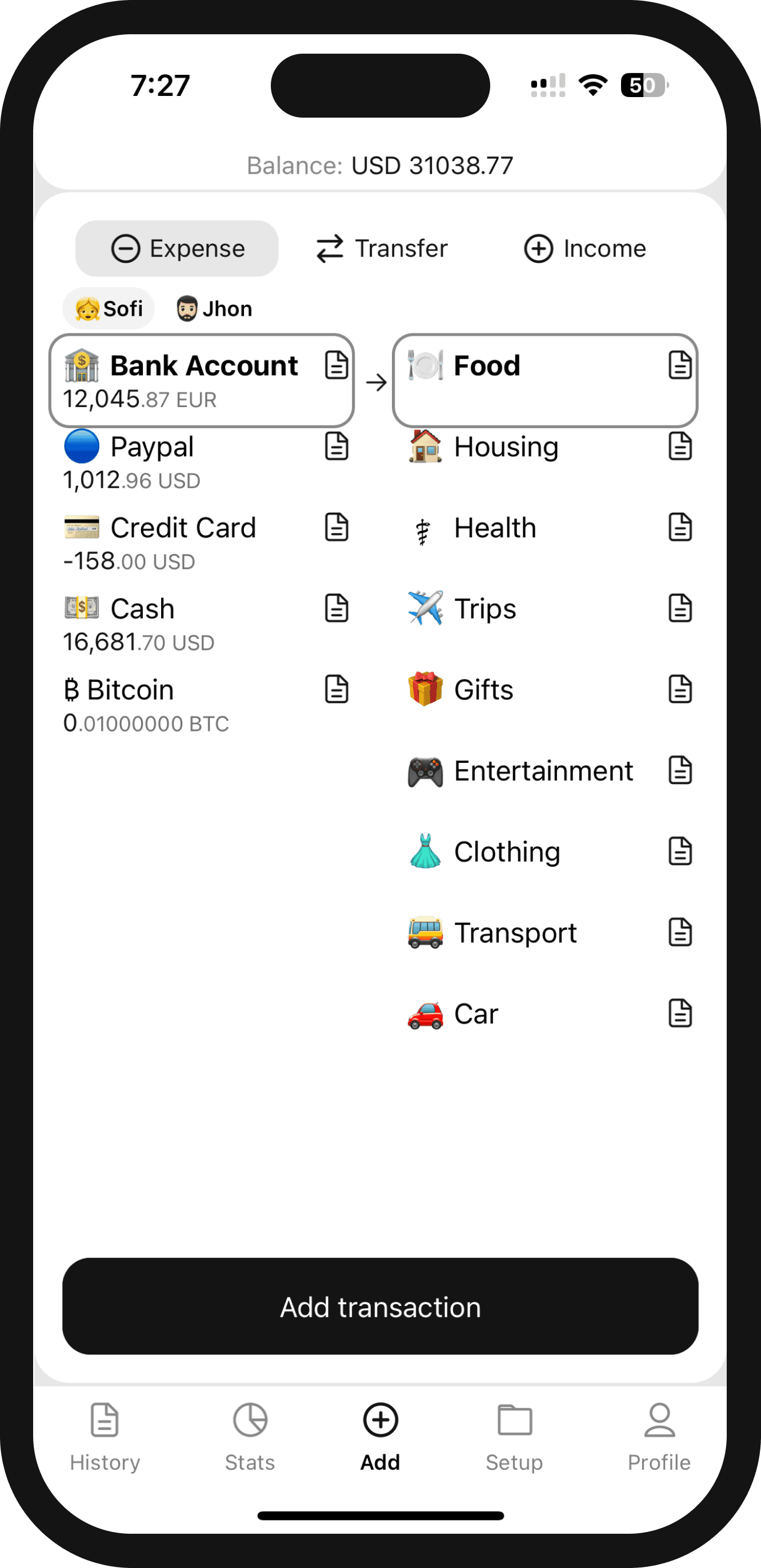the cash ai Main phone screenshot